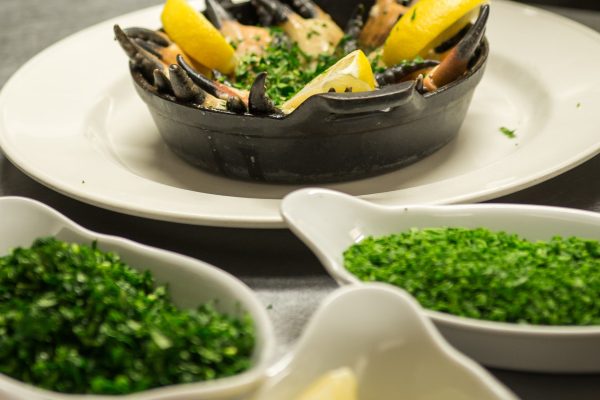 Seafood served at Johnnie Fox's