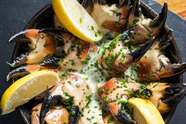 image of food served at restaurant