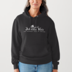 Black Johnnie Fox’s hoodie with printed logo on the front